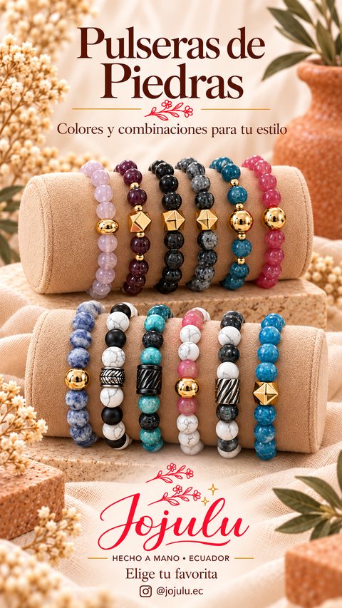 Pulseras de Piedras · Combinaciones