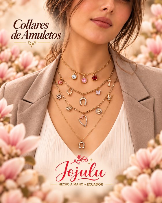 Cadena de Amuletos y Choker — vista 1