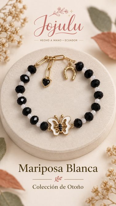 Pulsera Mariposa Blanca