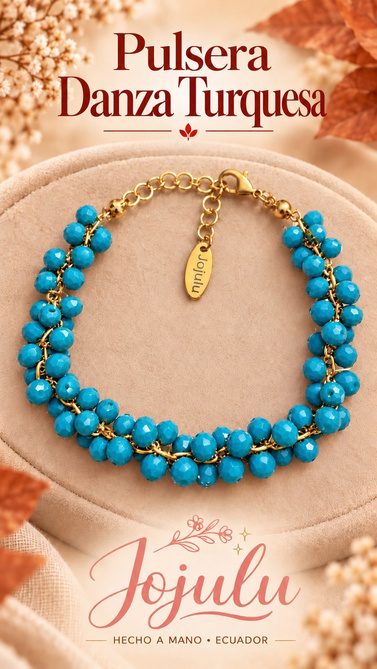 Pulsera Danza Turquesa