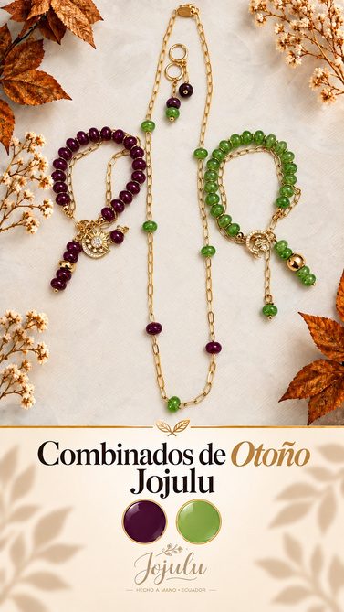 Combinado de Otoño Vino y verde