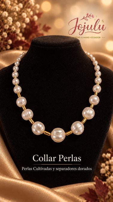 Collar Perlas Degradé
