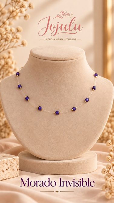 Collar Morado Invisible