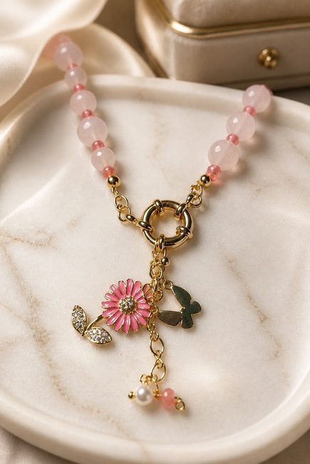 Collar Mariposa Floral