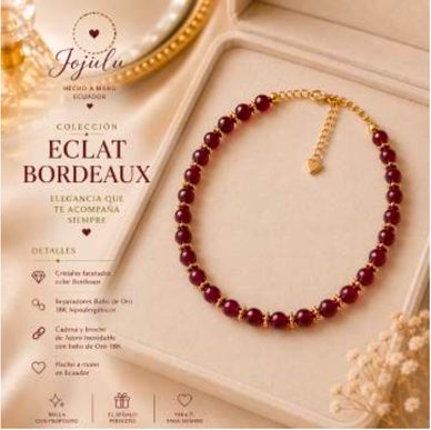Collar Éclat Bordeaux