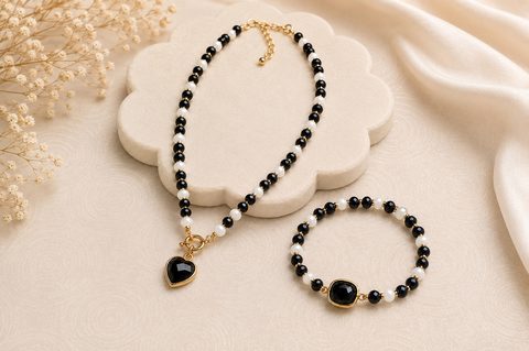 Collar Obsidiana Negra